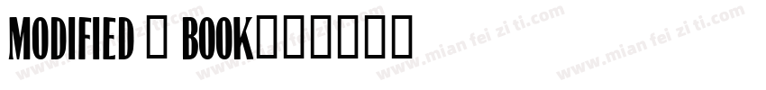 Modified 2 Book字体转换